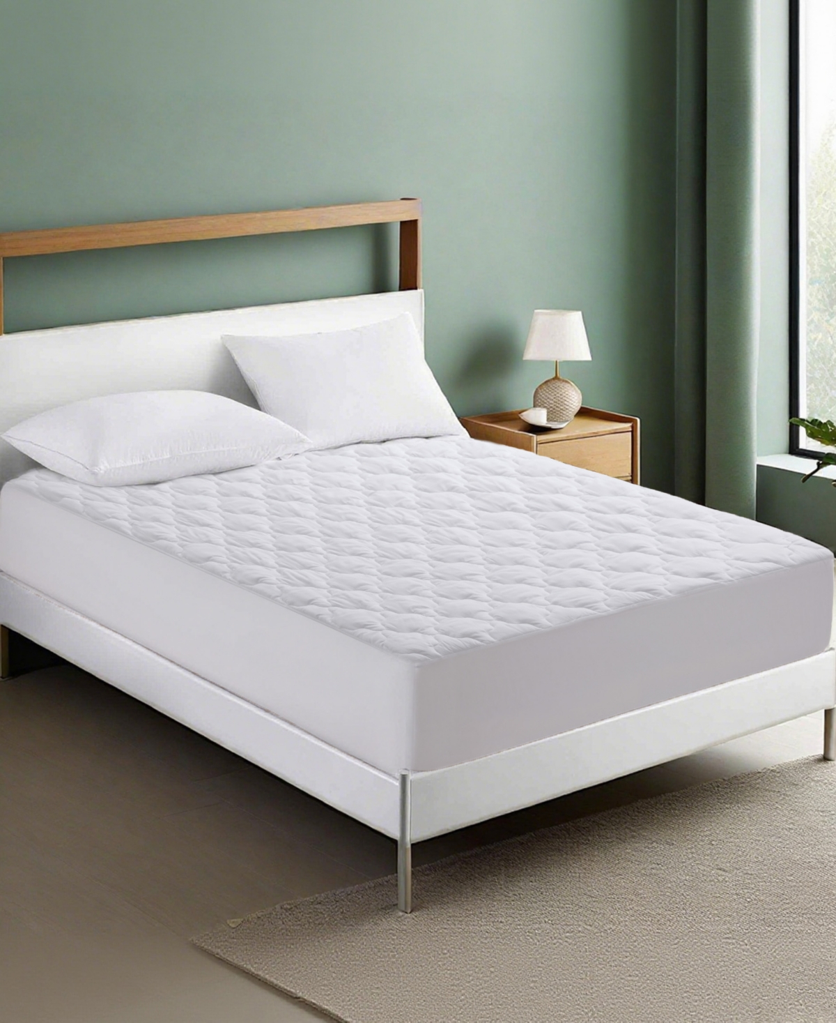 Unikome Quilted Down Alternative Mattress Pad with Cover