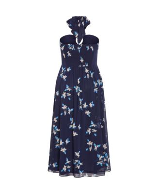 Plus Size Everfree Floral Print Maxi Dress