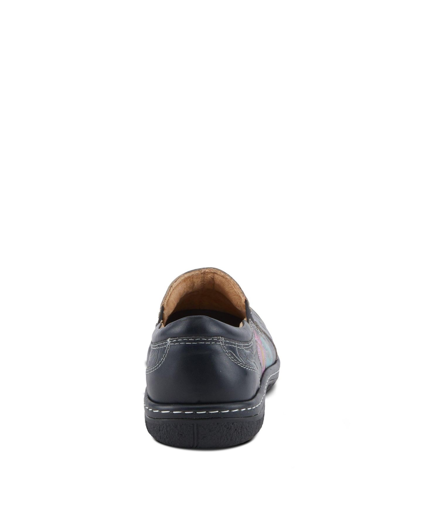 Женские сандалии L'Artiste Spring Step Annawan Slip-On with Leather Upper, цвет: Чёрный разноцветный — фото 4