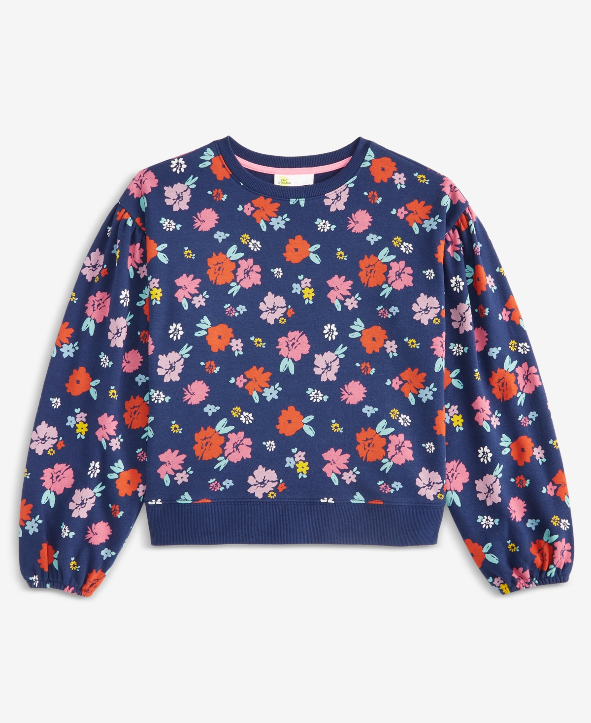 Epic Threads Kids' Girls 5-20 Floral-print Sweatshirt In Multi