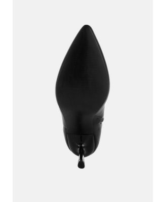 Womens Pumila Stiletto Heel Sock Boots