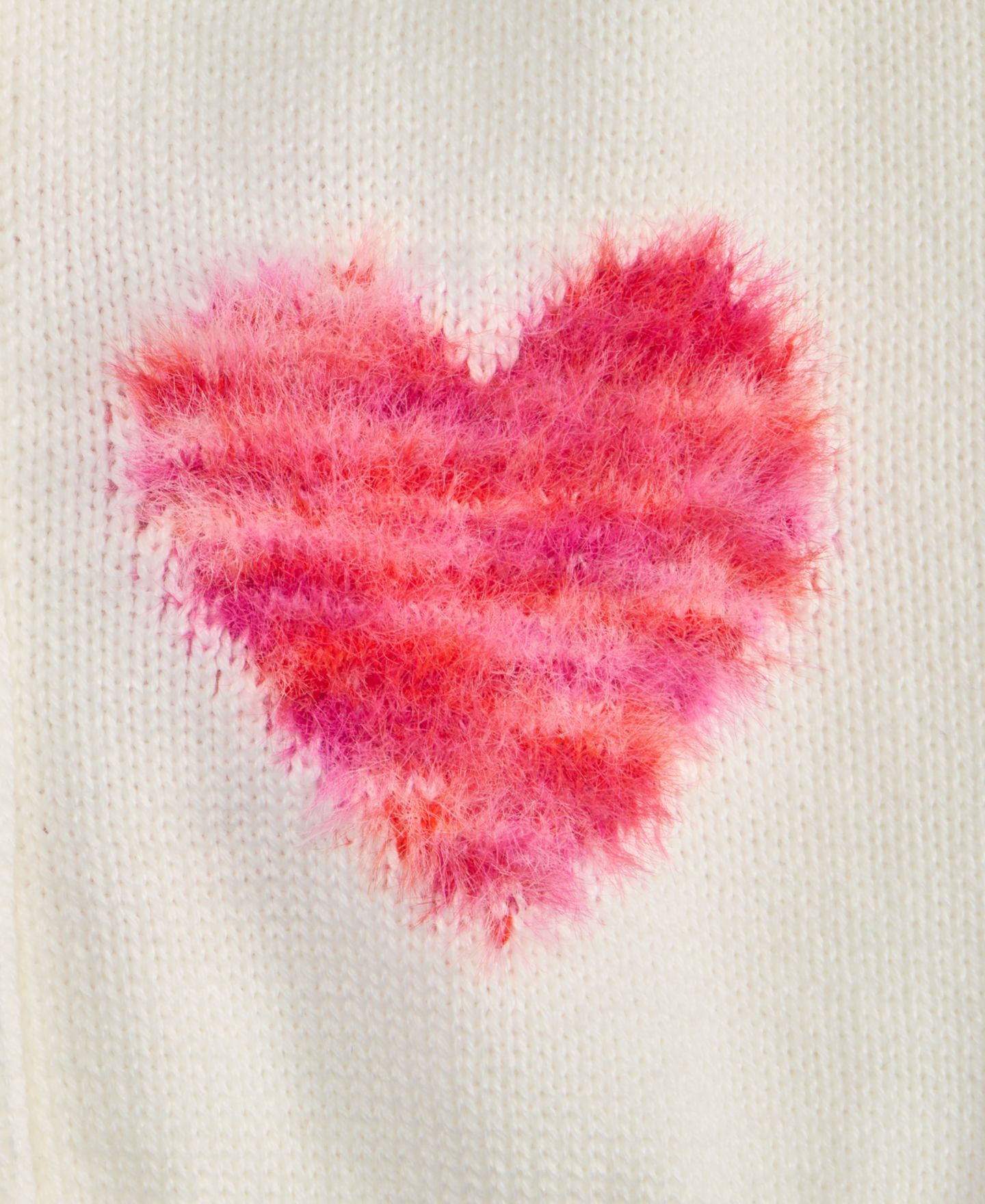 Кардиган Epic Threads Heart Button Cardigan для девочек-малышей, цвет: Белый — фото 3