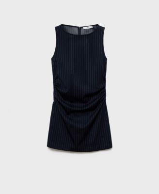 Women's Short Pinstripe Dress