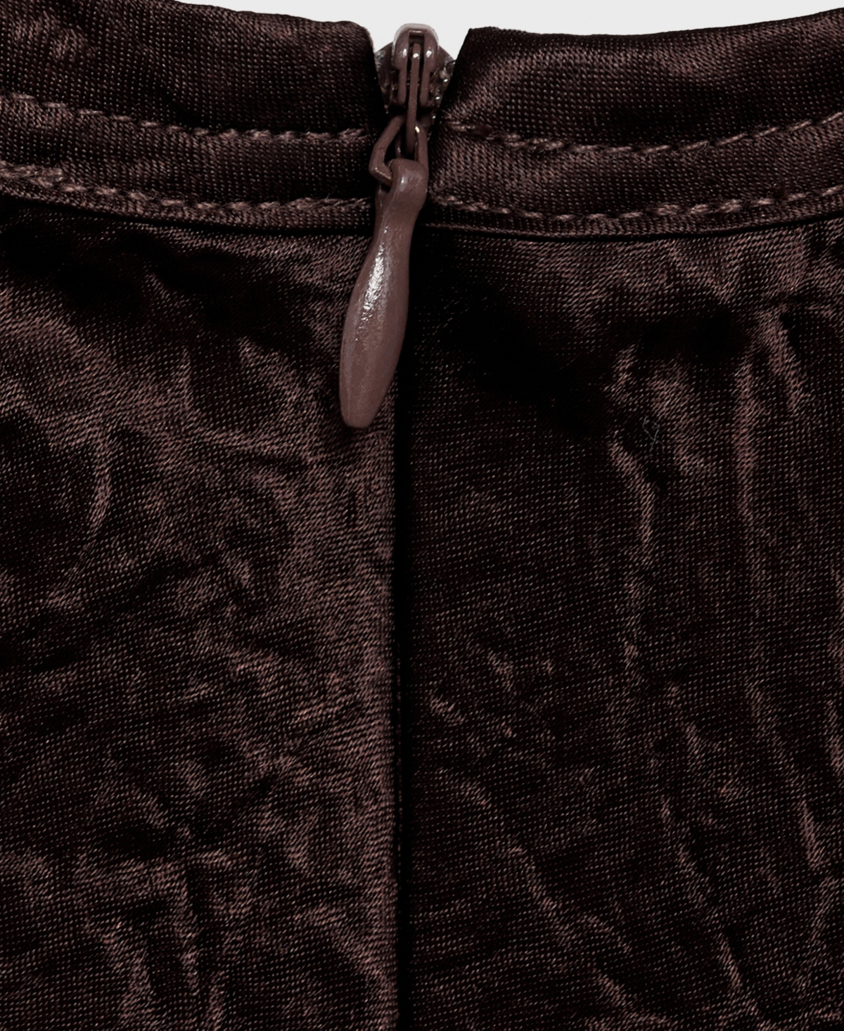Mango Women's Wrinkled-effect Satin Blouse In Brown