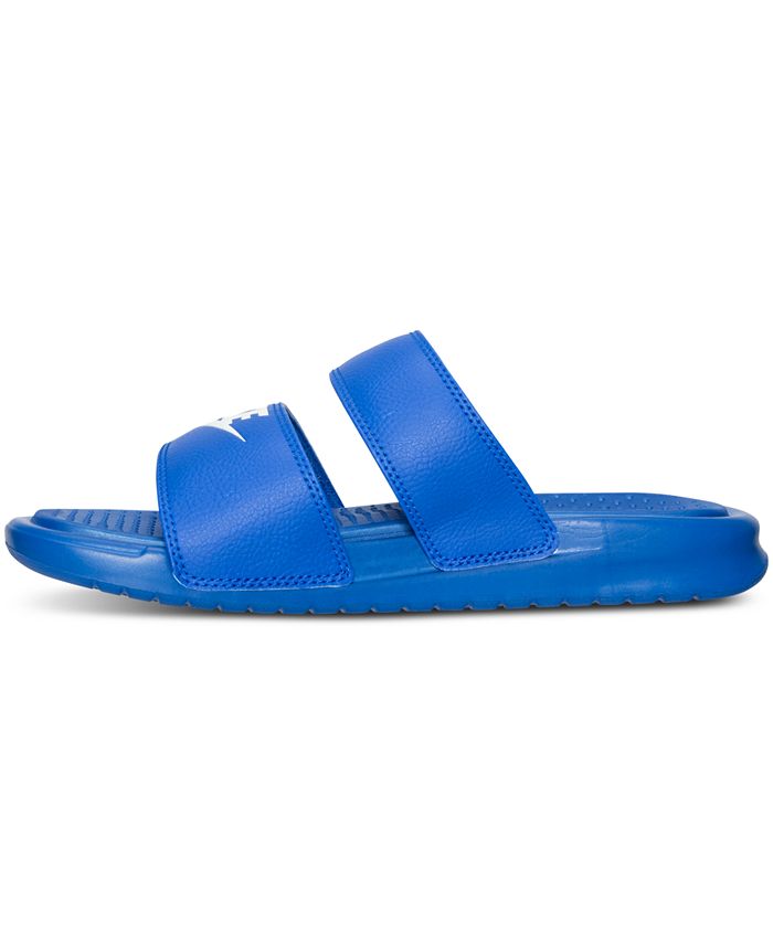Women's benassi duo ultra slide sandals from finish line outlet