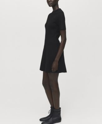 Women's Fine-Knit Flared Dress