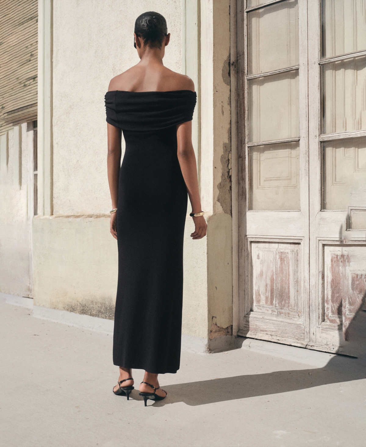 Mango Women's Strapless Knitted Dress
