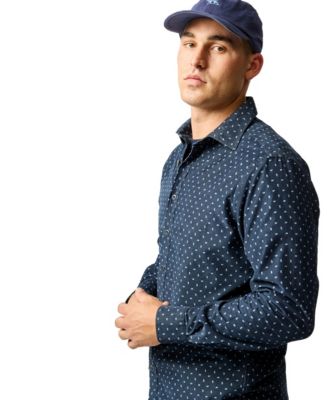 Men's Harrington Long Sleeve Slim Fit Shirt