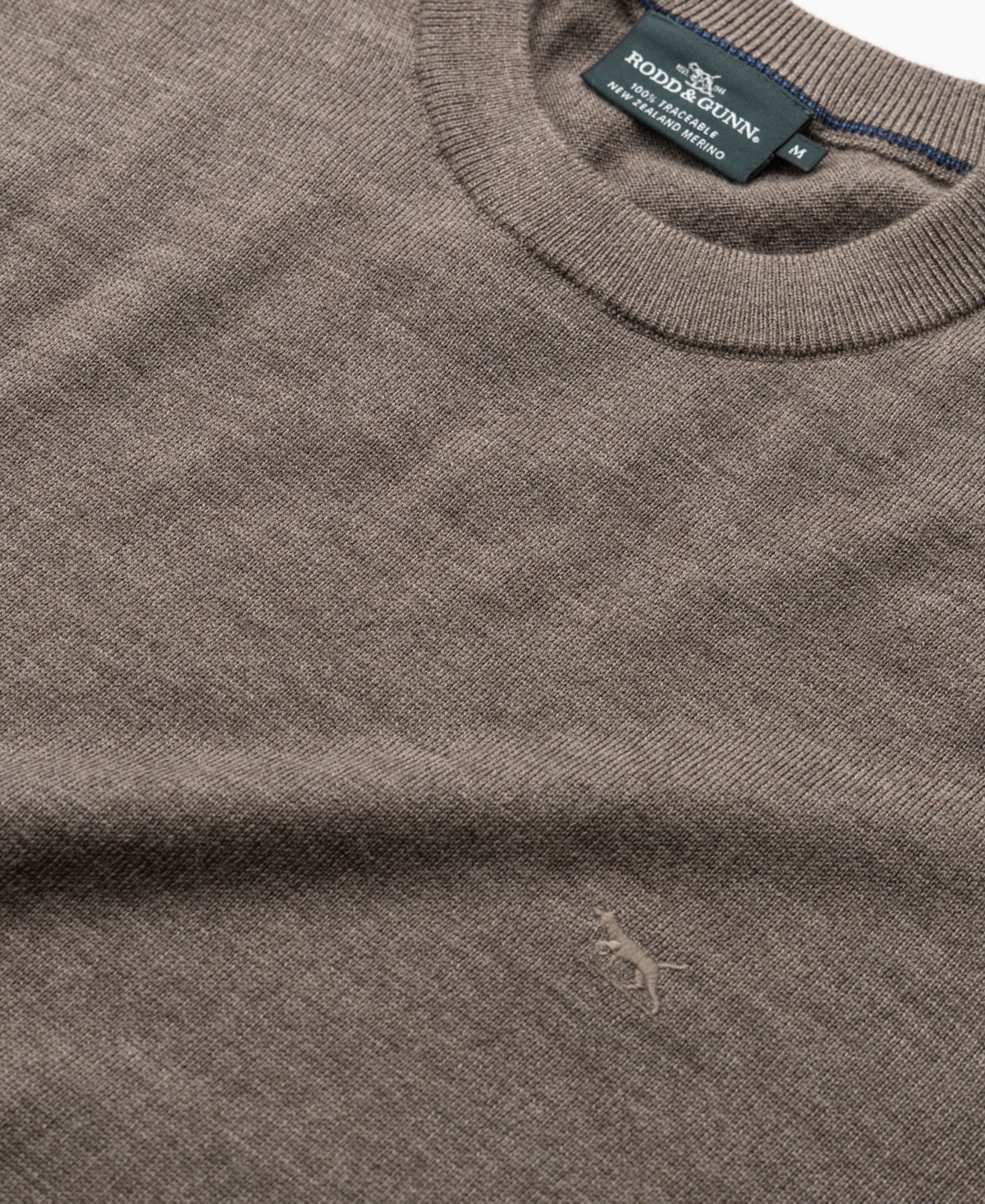 Rodd & Gunn York Bay Merino Wool Sweater In Brown