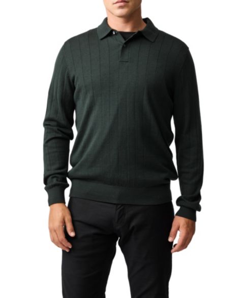 Мужской свитер Rodd & Gunn Murdoch Knit, цвет: Тёмно-зелёный