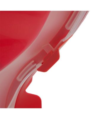 Clear Lid Red Base Nesting Storage Christmas Wreath Box (12 Pack)