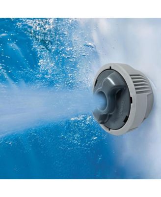 Coleman Napa AirJet Round Inflatable Hot Tub with EnergySense Cover, Brown