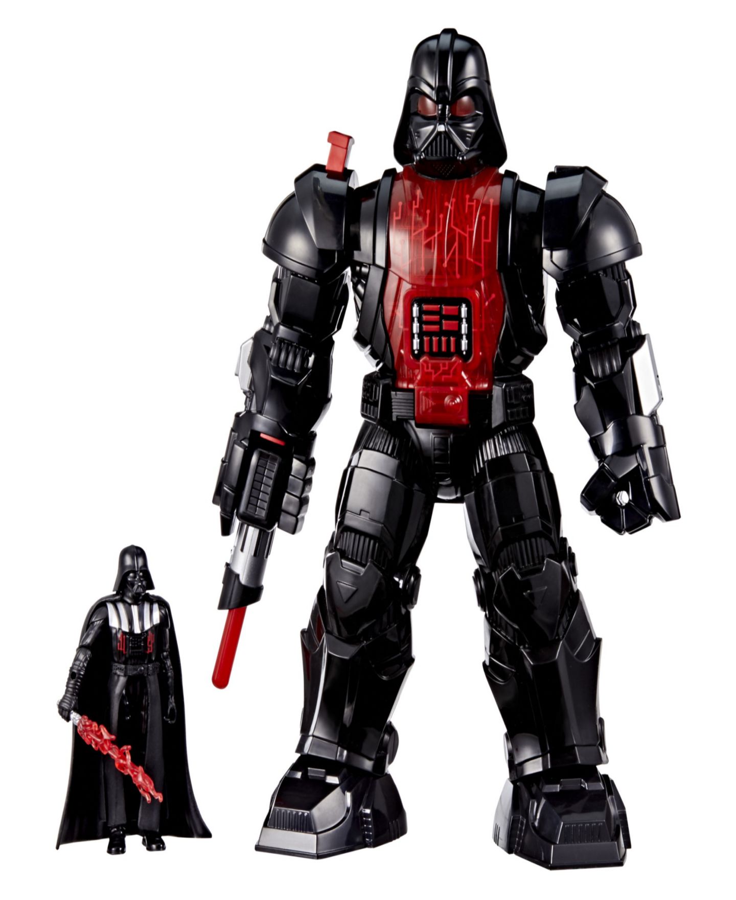 Детские фигурки Star Wars Epic World of Action Darth Vader 4" Figure, 11" Mech Suit, 3-Piece Action Figure Set, Ages 4+, цвет: Разноцветный — фото 5