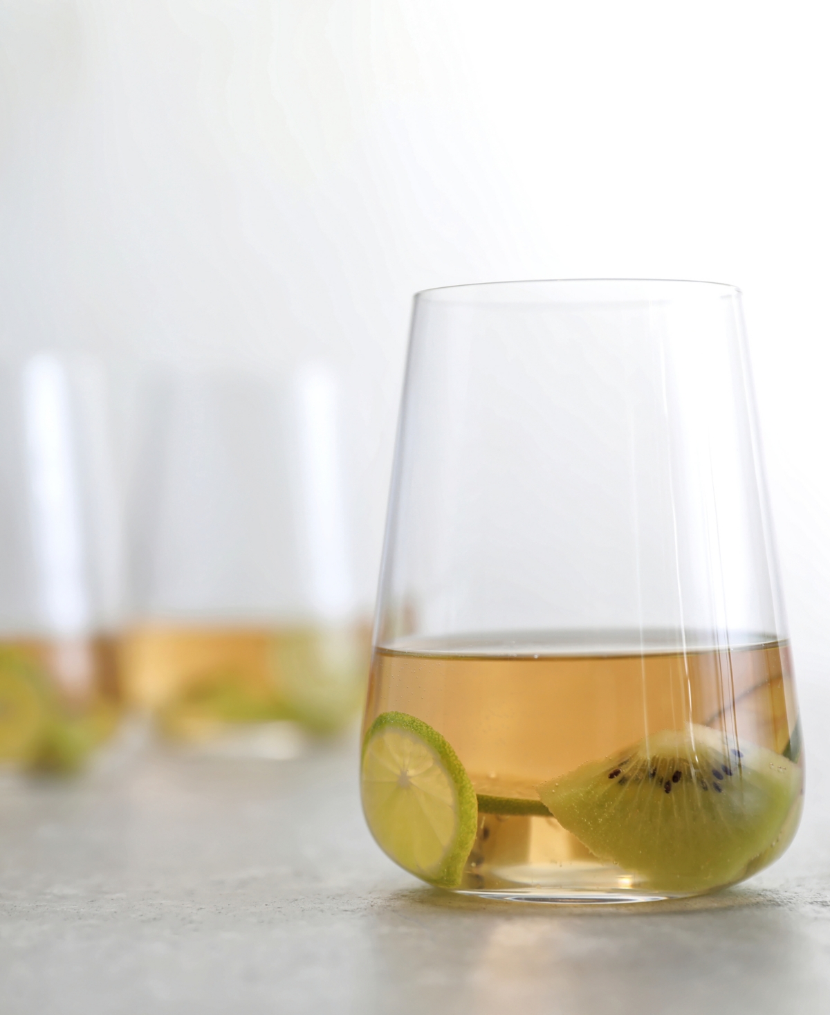 Zwiesel Glas Vervino Stemless Wine Glasses, Set Of 4 In Transparent
