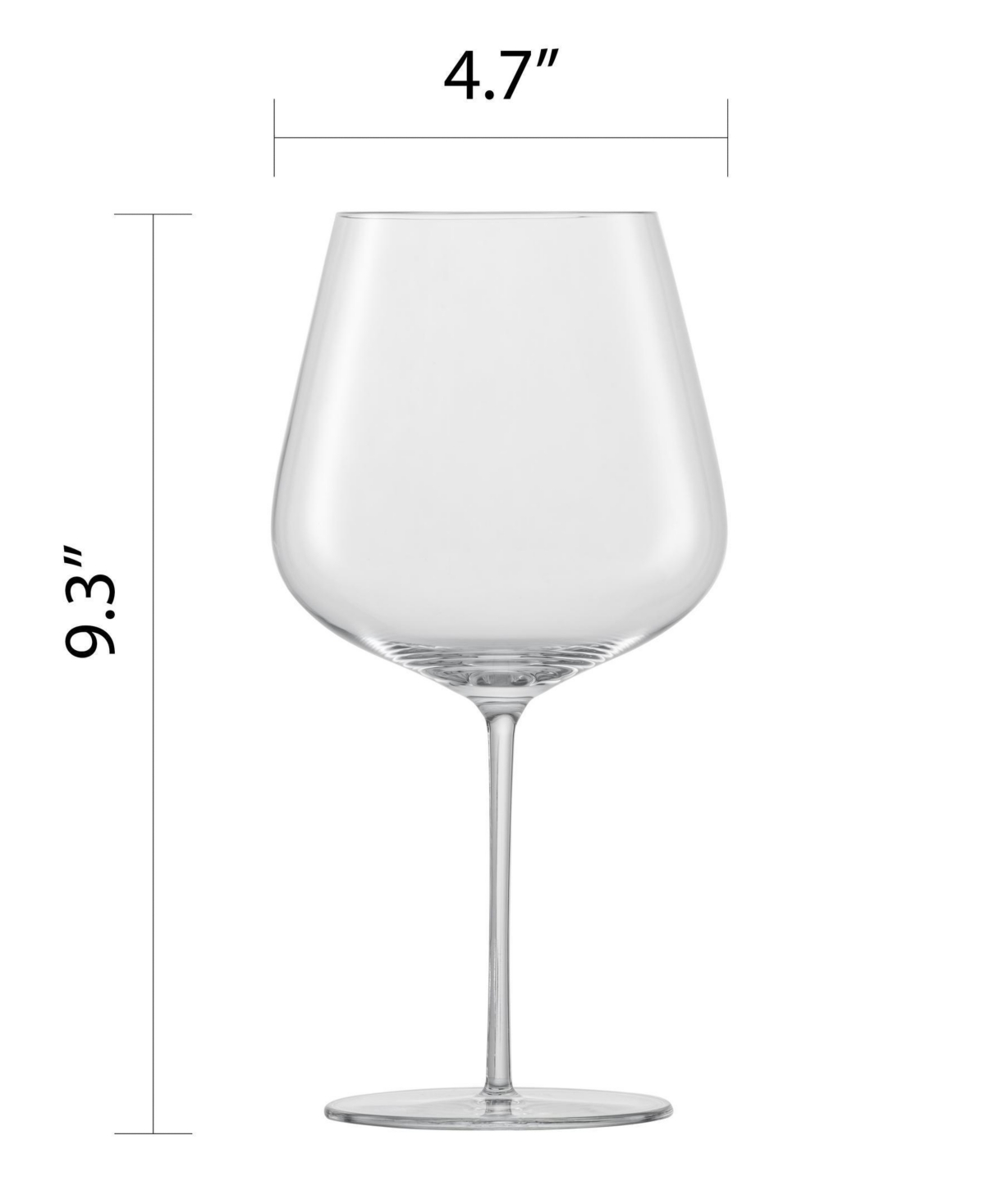 Zwiesel Glas Vervino Burgundy Glasses, Set Of 4 In Transparent