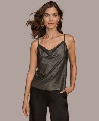 Donna Karan New York - Women's Drape Front Strappy Camisole Top