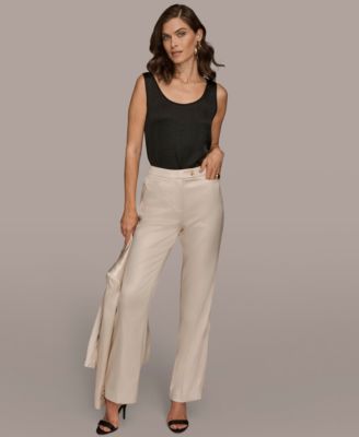 Women's Novelty Straight-Leg Mid-Rise Pants