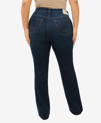 Plus Size Billie Straight Mid Rise Jeans