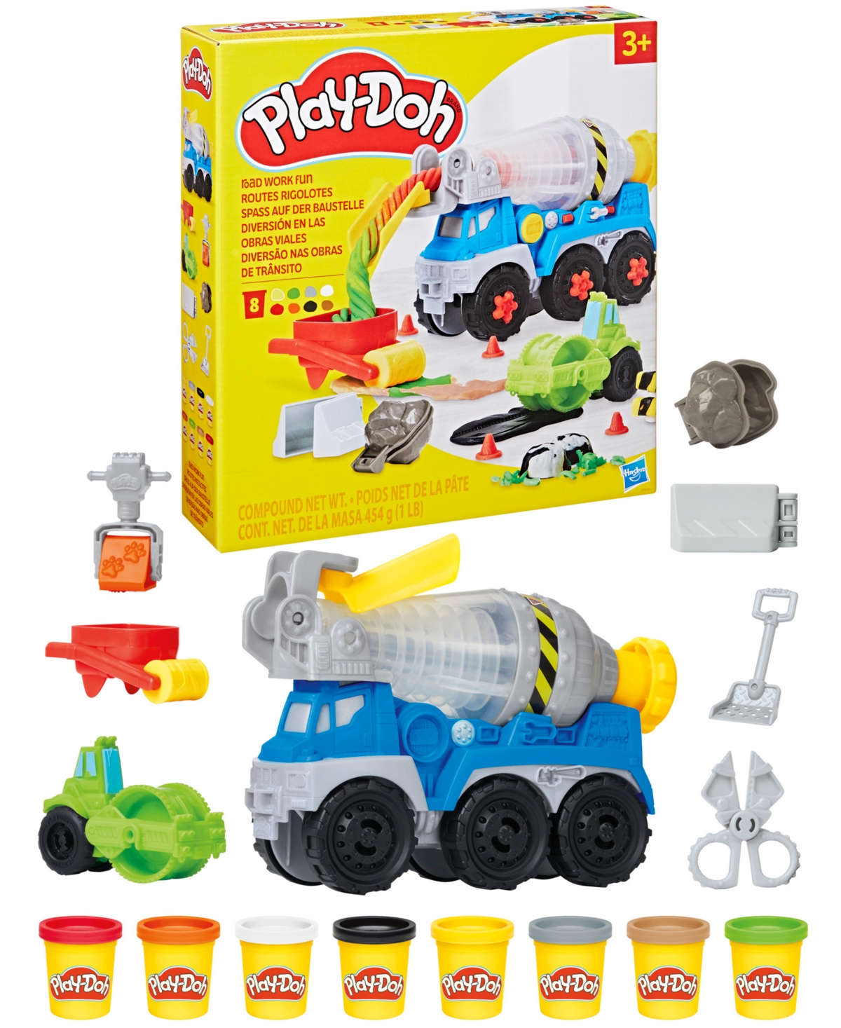 Play-doh Road Work Fun Playset In Multi