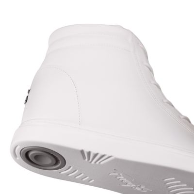 Women's White Wedge Sneaker
