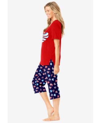Women's Dreams and Co. 2-Piece Capri PJ Set