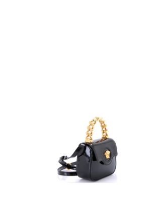 Mini La Medusa Chain Handle Crossbody Bag (Outlet) Patent