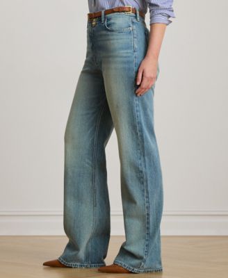 Plus Size High-Rise Wide-Leg Jeans