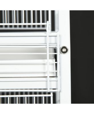 67" Bird Cage Feeder with Sd, Wheels, Accessories,