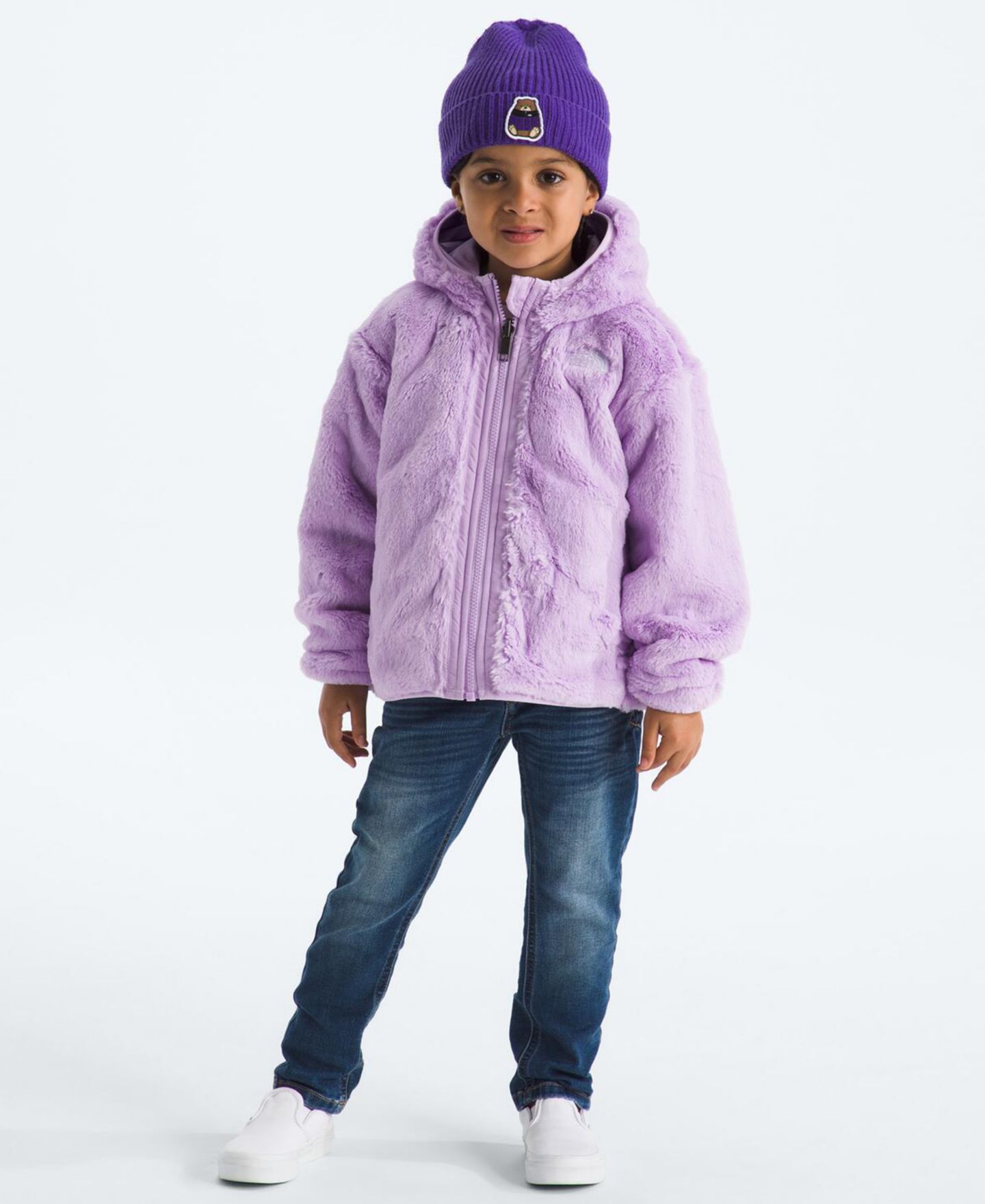 Куртка The North Face Shasta Hooded Jacket для девочек, цвет: Сиреневый — фото 1