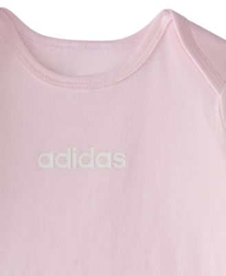 Baby Girls' Logo Bodysuits and Pants, 3-Piece Set