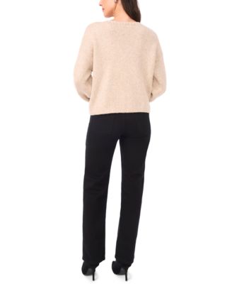 Women's Crewneck Star Pattern Sweater