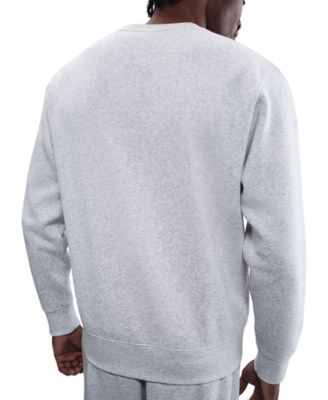 Men's Pullover Fleece Crewneck Logo Sweatshirt