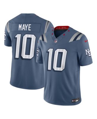 Nike - Men's Drake Maye Blue New England Patriots NFL Rivalry Limited Jersey