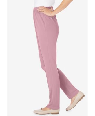 Women's Within Tall Knit Hassle-Free Pull-On Elastic-Waist Pants