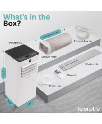 Portable Air Conditioner - 1000 BTU (ASHRAE) Compact Cooling Unit with Window Mount Kit for Home Use