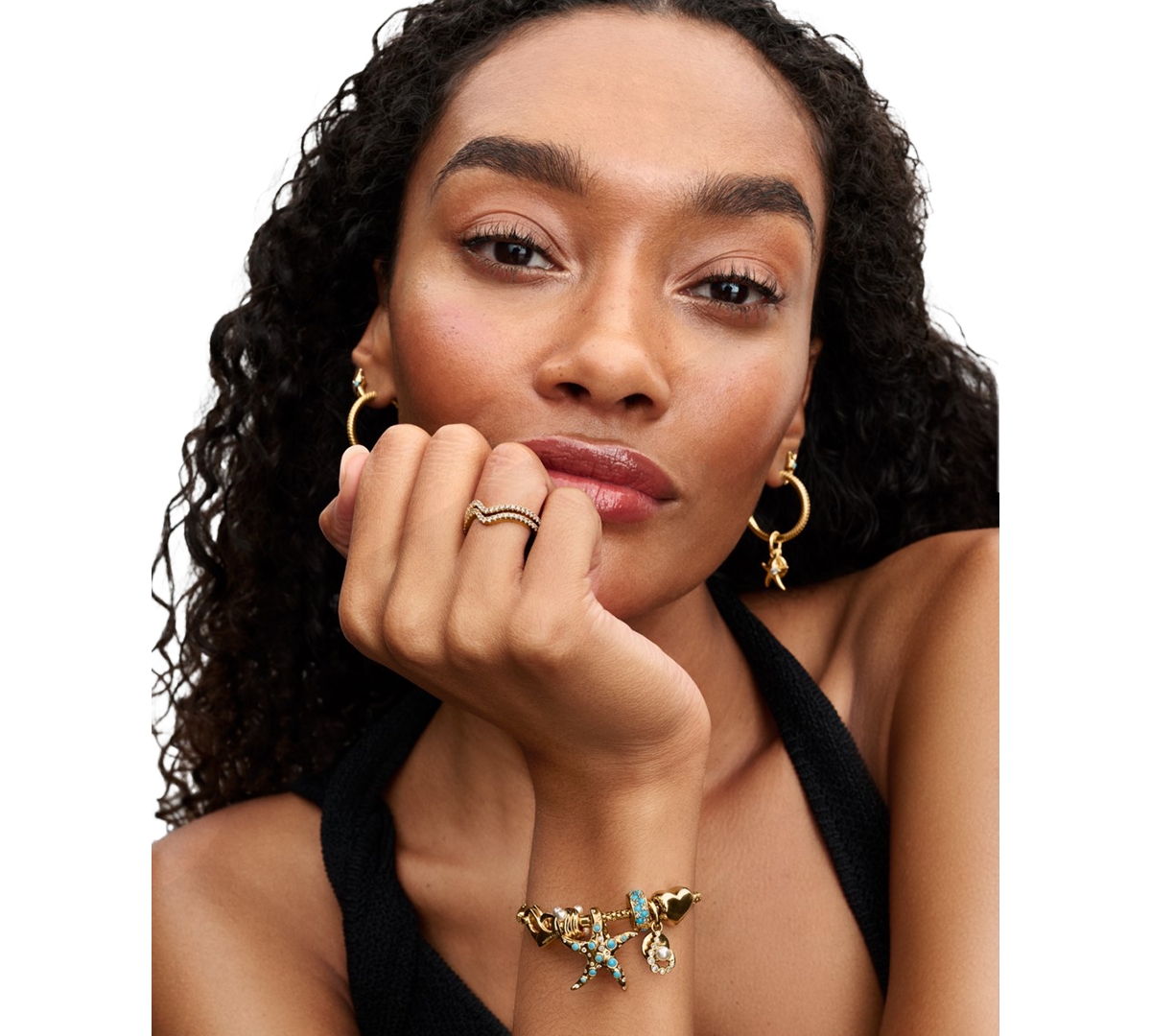 Pandora Sunrise Medallion Charms In Gold