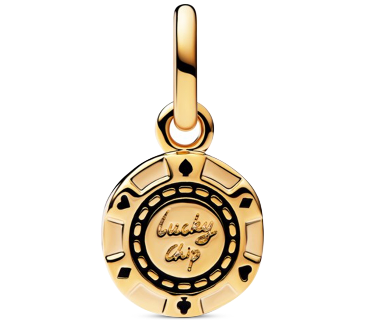 Pandora Lucky Chip Dangle Charms In Gold