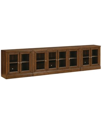 Amren 65" Wood 2 Door Console with 2 Door Hutches and 2 Door Bases
