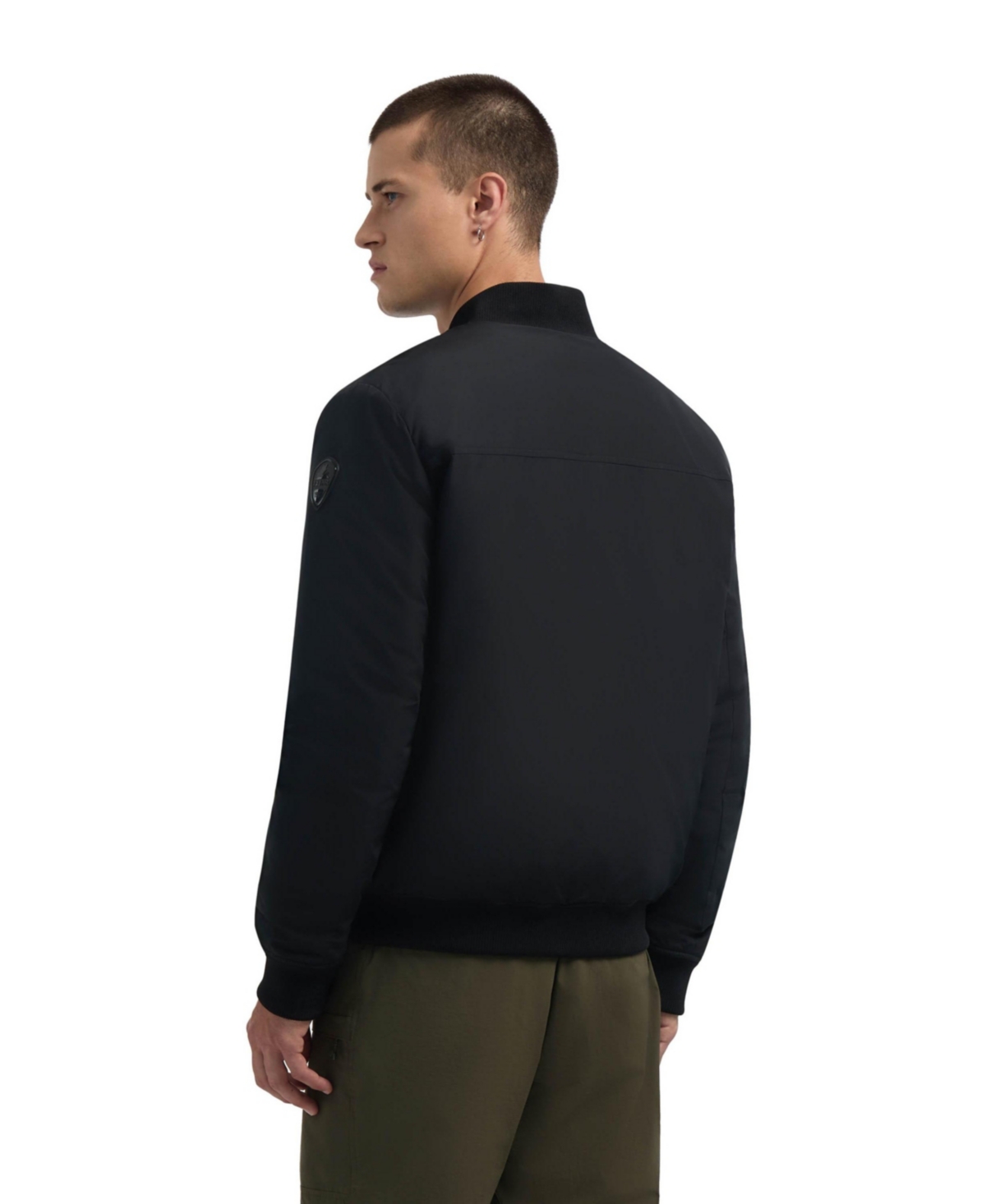 Pajar Aries Reversible Lightweight Bomber Jacket In Black