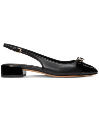 Women's Deco Bow Slingback Pumps
