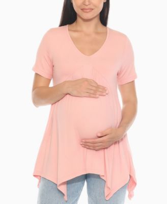 Women's Shirred Maternity Top