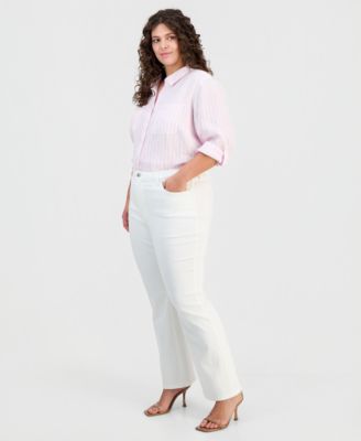 Plus Size High-Rise Bootcut Jeans
