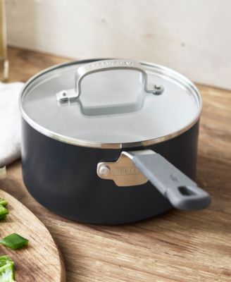 Bobby Flay Ceramic Nonstick 1.6-Quart Saucepan with Lid