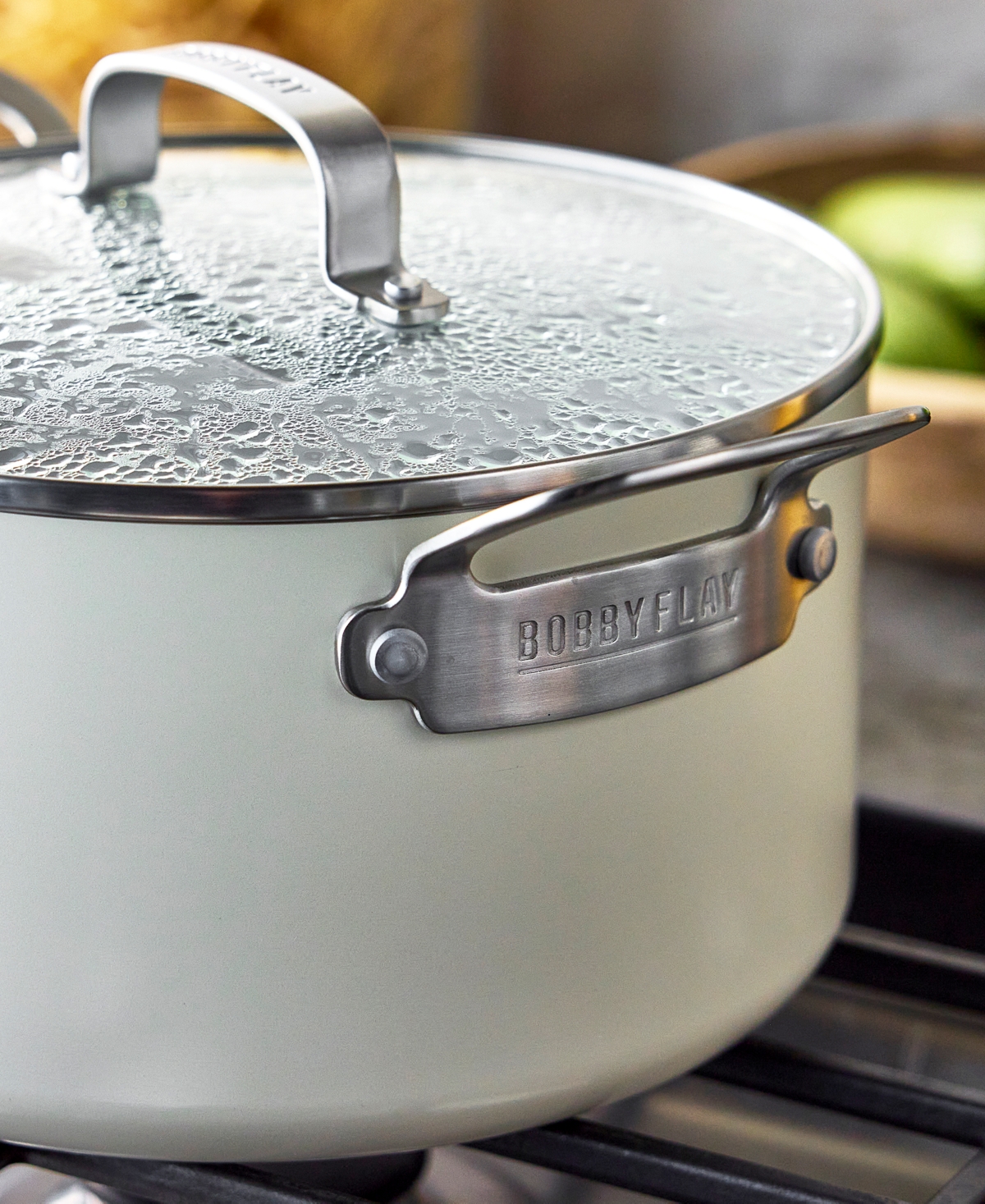 Greenpan Bobby Flay Ceramic Nonstick 6-quart Stockpot In Neutral