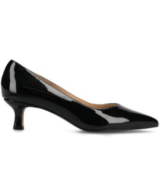 Women's Pammie Pointed Toe Kitten Heel Dress Pumps