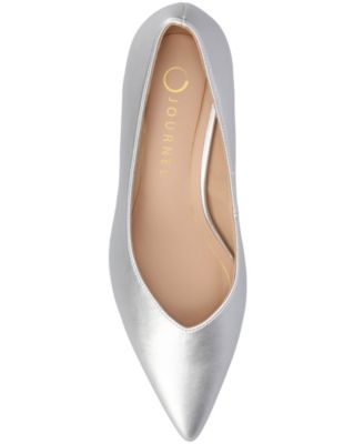 Women's Pammie Pointed Toe Kitten Heel Dress Pumps