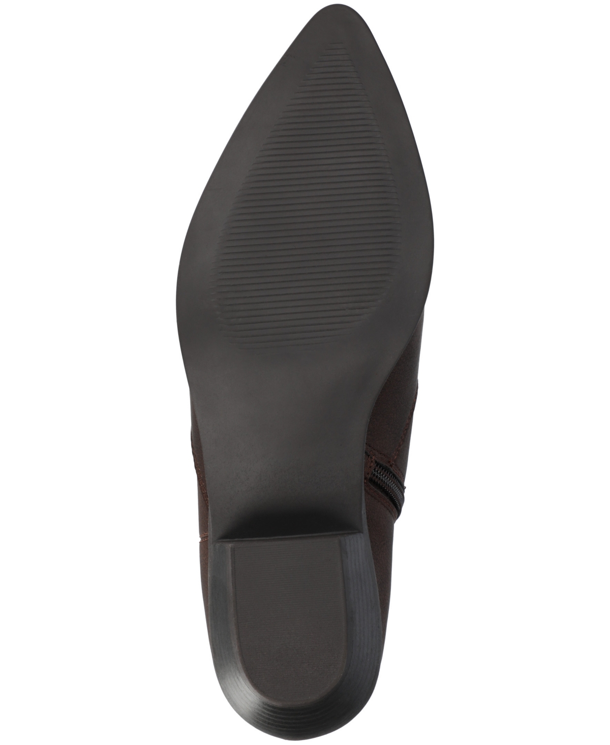 Journee Collection Women's Taliah Cuban Heel Comfort Ankle Booties In Brown