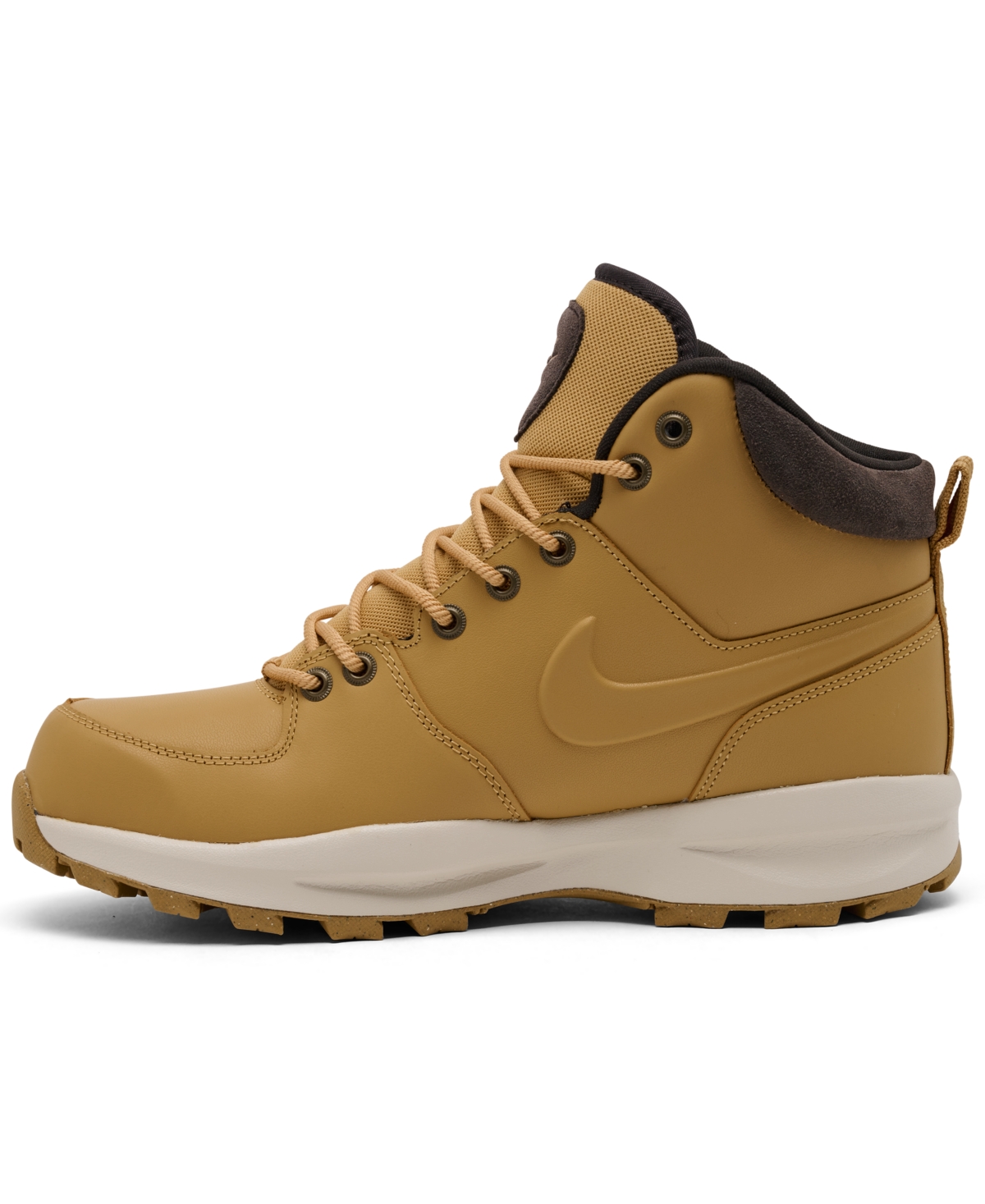 Nike Men's Manoa Leather Boots From Finish Line In Brown