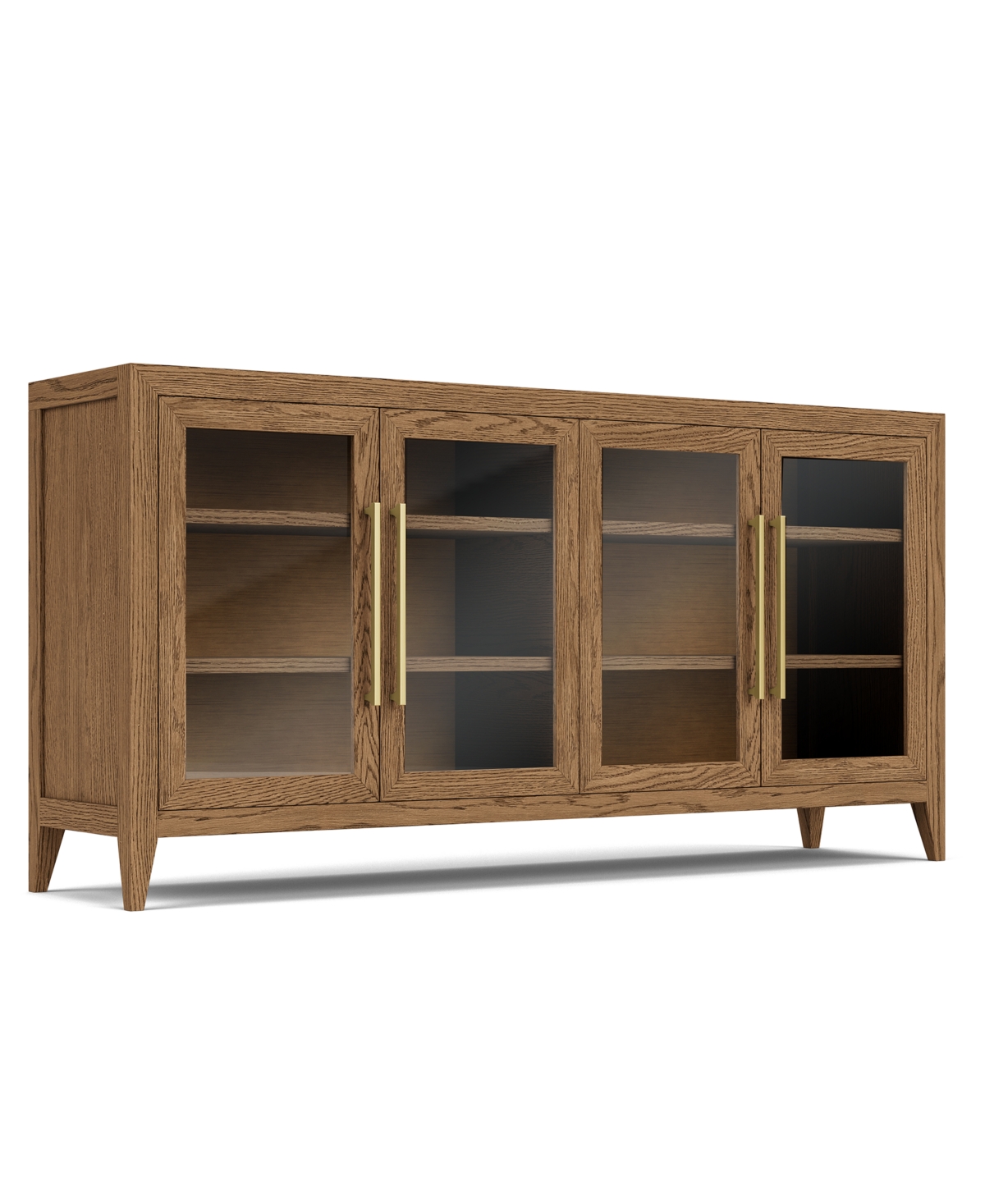 Macy's Furniture 36" Wood Everleigh Server Sideboard In Brown
