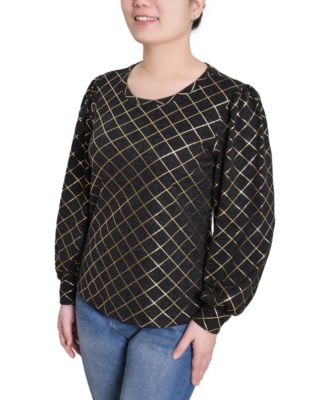 Women's Bishop Sleeve Pullover Top